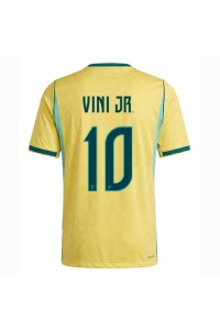 Brasilia Vinicius Junior #10 Jalkapallovaatteet Kotipaita MM-kisat 2026 Lyhythihainen